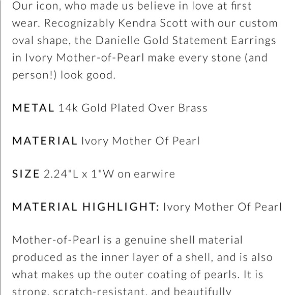 Kendra Scott Danielle earrings - Picture 3 of 6